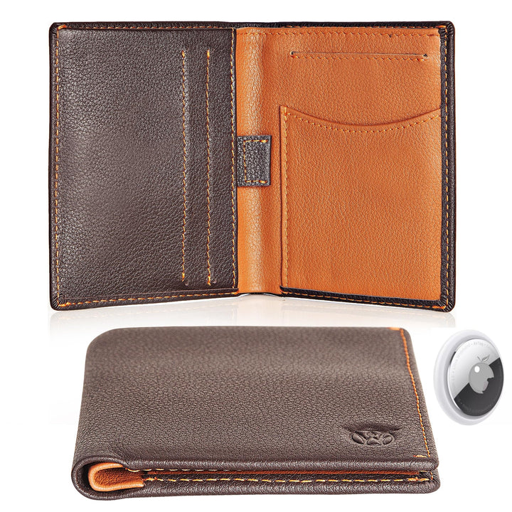Will Fire® Classic Slim | Geldbörse Herren | Slim Wallet | Airtag Wallet | für bis zu 10 Karten | Ge