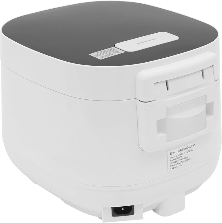 5L Mini Elektrischer Reiskocher Rice Cooker mit Low Carb Funktion and Edelstahl-Filterkorb 24h Timer