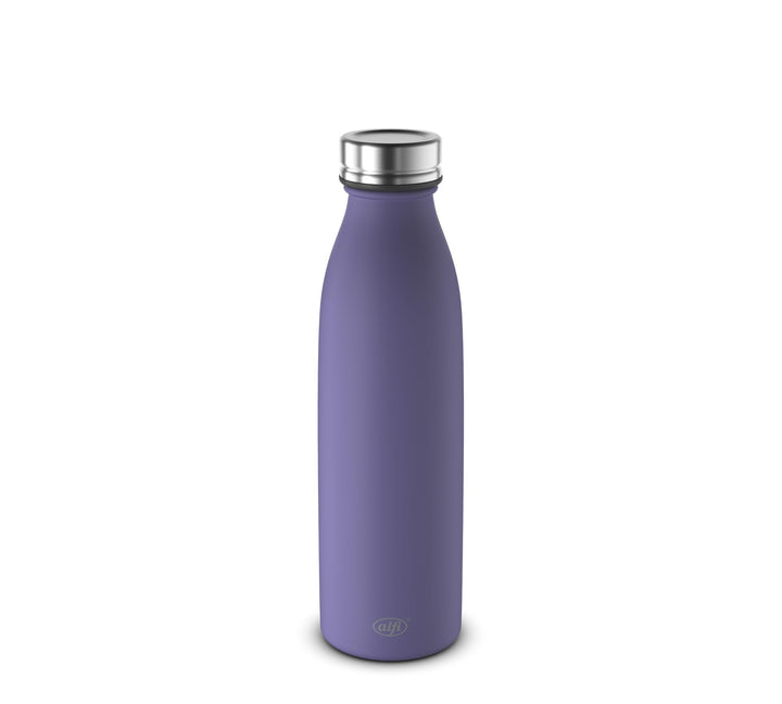 alfi PURE BOTTLE Isolierflasche 0,50 l, 24 h kalt, iris bloom mat | 12 h heiss, Kohlensäurefest, aus
