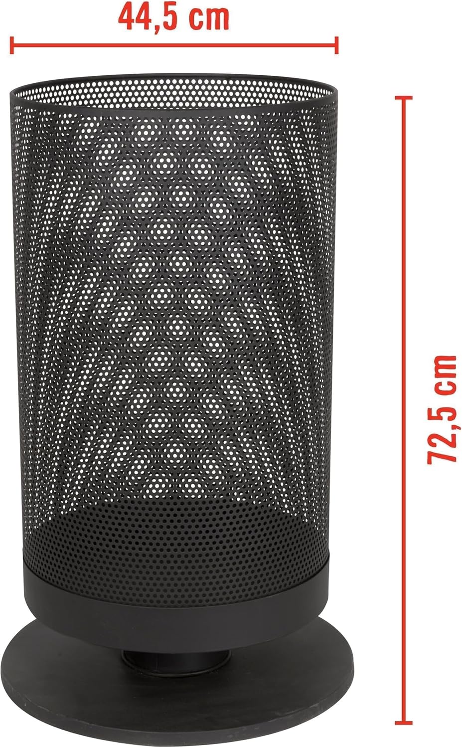 BBQ Collection Outdoor Feuerkorb - mit Funkenschutz - Inkl. Schürhaken - Elegantes und Luxuriöses Au