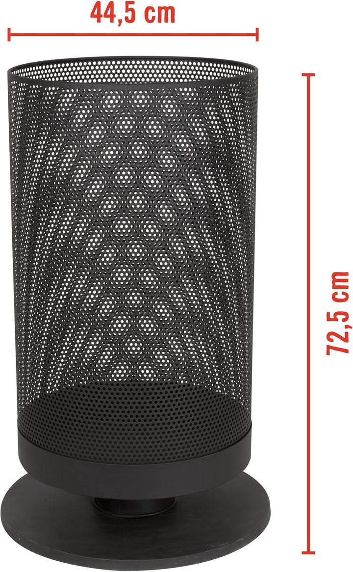 BBQ Collection Outdoor Feuerkorb - mit Funkenschutz - Inkl. Schürhaken - Elegantes und Luxuriöses Au