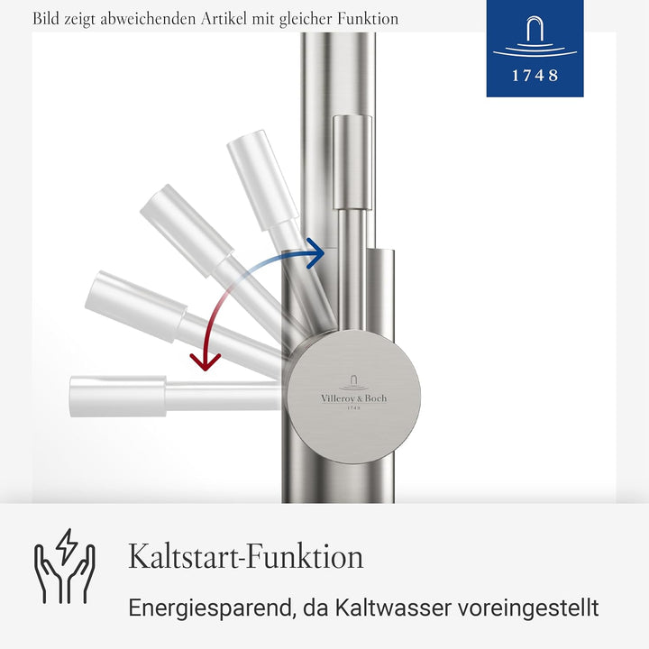 Villeroy &amp; Boch Umbrella | Hochdruck | Einhand-Küchenarmatur | Gold | 92530003 Gold Hochdruck Festau