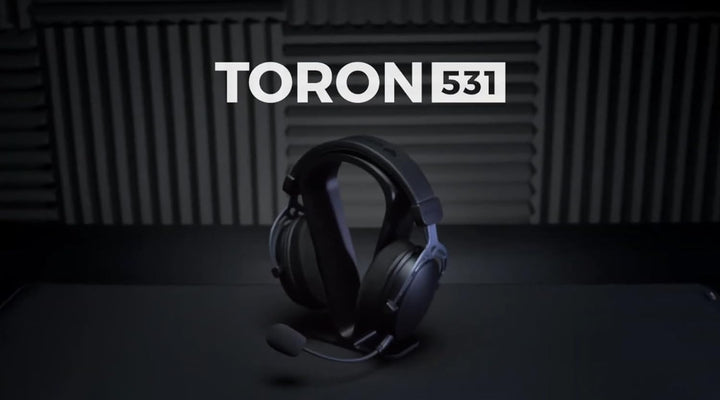 GENESIS Toron 531 Gaming Headset – Over-Ear Kopfhörer mit 50 mm Treibern, abnehmbares Mikrofon, 3,5