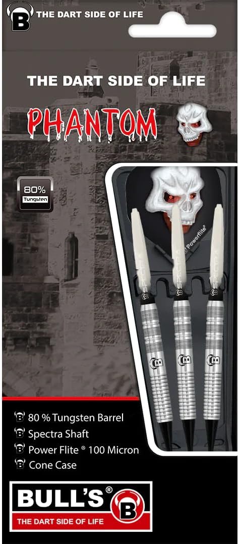 Phantom Soft Dart, aus hervorragendem 80 % Tungsten (Wolfram). 4 Barrelvarianten mit unterschiedlich