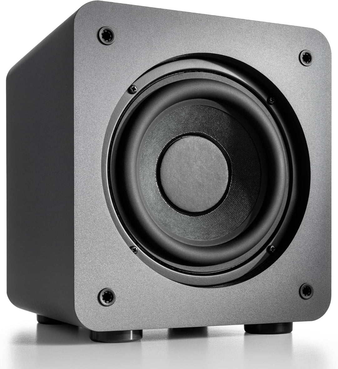 Audioengine S6 Aktiv Subwoofer 15 cm kompakte Grösse, kraftvoller Bass in einem kleinen Paket - 210