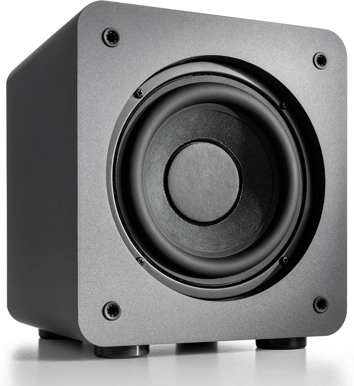 Audioengine S6 Aktiv Subwoofer 15 cm kompakte Grösse, kraftvoller Bass in einem kleinen Paket - 210