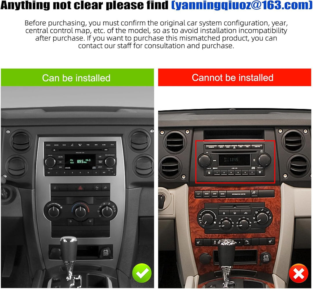 CAMECHO 4+64G 7 Zoll DSP Autoradio für Jeep Wrangler Ram JK Dodge Challenger mit Wireless Carplay, A