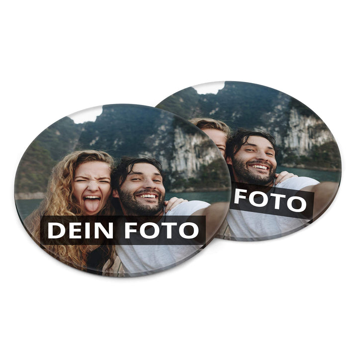 PhotoFancy® – Untersetzer mit Foto personalisiert - Personalisierbare Acrylglas Untersetzer Bedrucke