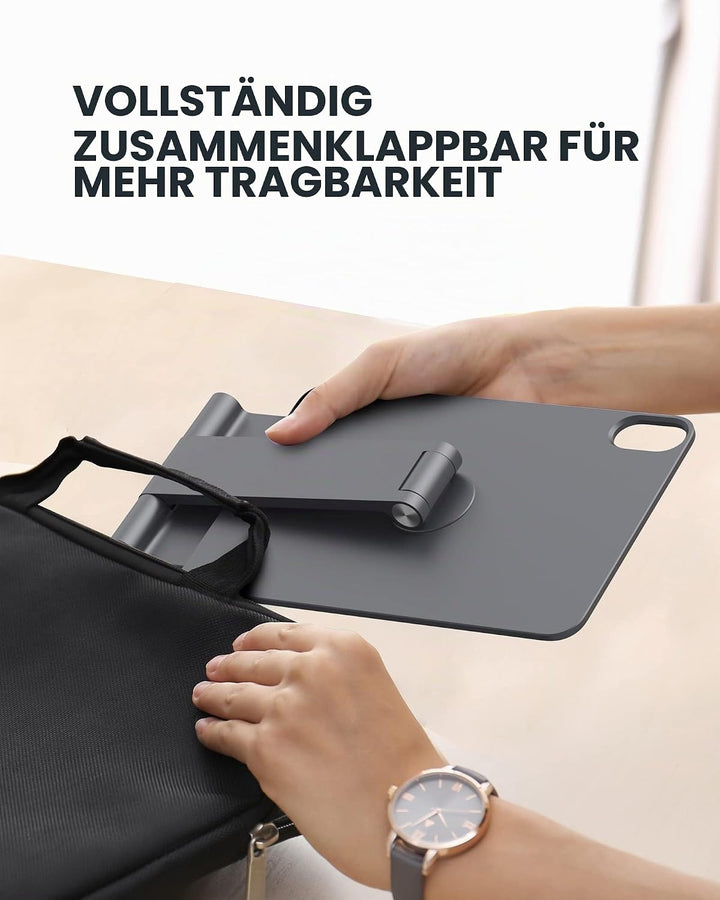 LULULOOK Magnetisch iPad Mini 6 Ständer, Faltbarer Verstellbarer Tragbarer iPad Mini Halterung, 360°
