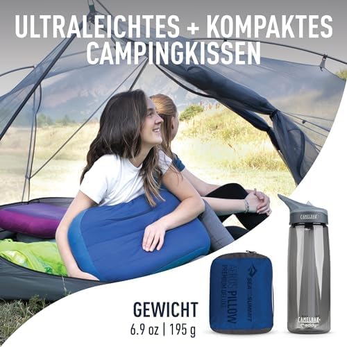 Sea to Summit Aeros Premium Pillow Deluxe - Kopkissen Navy Dark Blue Deluxe, Navy Dark Blue Deluxe