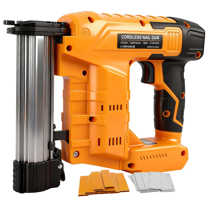 Verbesserter 18GA Akku-Nagler, kompatibel mit Dewalt 20V-Akku, bürstenloser Nagler, elektrischer Tac