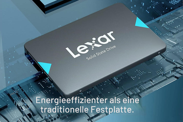 Lexar 2,5 Zoll SATA III (6 Gb/s) 256GB SSD, Solid-State-Laufwerk, SSD Festplatte Interne bis zu 550