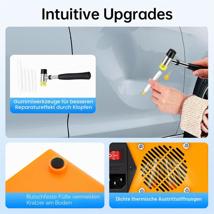 1380W Professionelle PDR Induktionsheizung,Hot Box Car Paintless Dent Repair Tool,Body Removal Induc