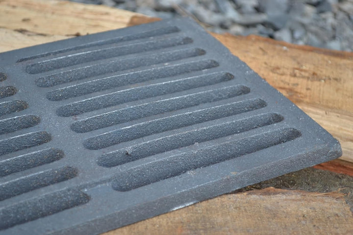 SEZAM 33 x 19 cm Gussrost Ofenrost Ascherost Gussrost verschiedene Durchmesser, Kaminrost passend Ka