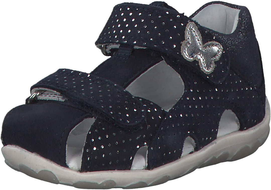 Superfit Baby Mädchen FANNI Sandalen 19 EU Blau 8000, 19 EU Blau 8000