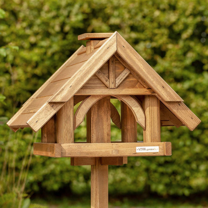 VOSS.garden Vogelhaus Finkenheim Holz Futterhaus Vogelhäuschen Vogelvilla Garten