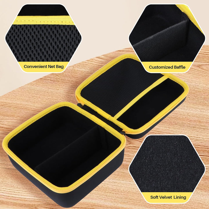 Hartschalen Schutzhüllen Tasche Geeignet für Kodak Dock Plus 4PASS Fotodrucker (Schwarz + Gelb), Sch