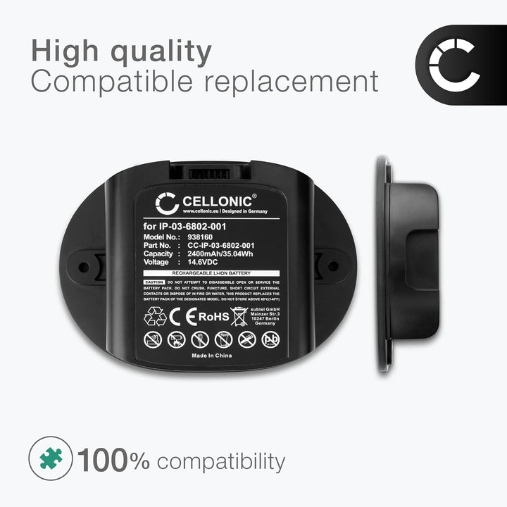 CELLONIC 1x Akku für Lautsprecher Kompatibel mit Sonos Move 1, 111-00001 - (2400mAh, 14.6V)