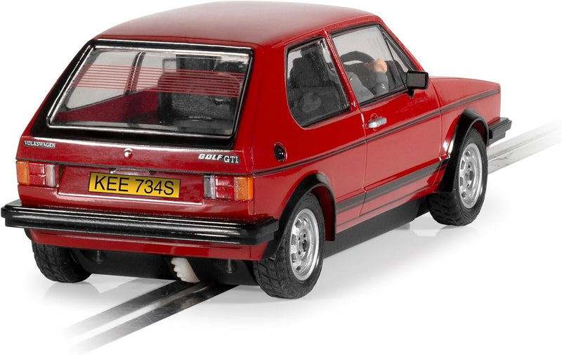 Scalextric C4490 1:32 Volkswagen Golf GTI Mk.I Rot - Slotcar, Rennbahn, Auto für Rennbahn, Rennbahna