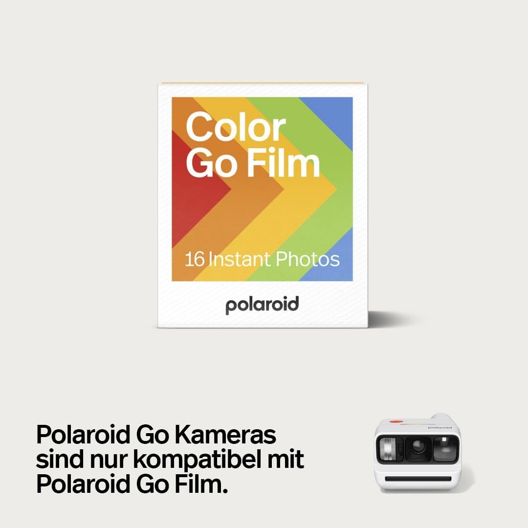 Polaroid - Bundle Sofortbildkamera Go Gen 3 Hellblau + Go Farbfilm (16 Fotos) Light Blue, Light Blue