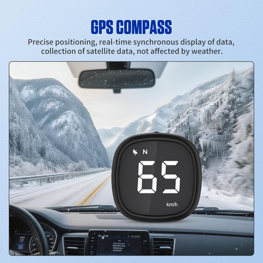 MR CARTOOL M30 Tacho GPS Geschwindigkeitsmesser Digital Neigungsmesser Auto Offroad mit Geschwindigk