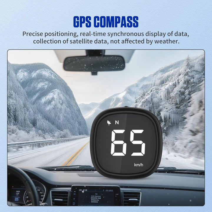 MR CARTOOL M30 Tacho GPS Geschwindigkeitsmesser Digital Neigungsmesser Auto Offroad mit Geschwindigk