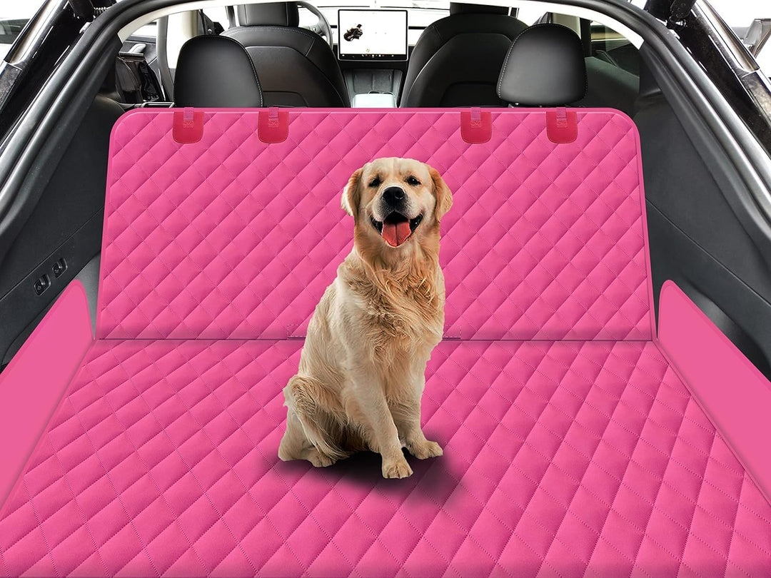 GXT Hunde-Rücksitzbezug für Auto, SUV und LKW mit Netzfenster, kratzfestes und wasserabweisendes Mat