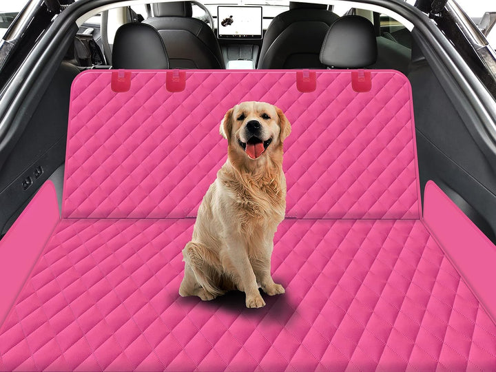 GXT Hunde-Rücksitzbezug für Auto, SUV und LKW mit Netzfenster, kratzfestes und wasserabweisendes Mat