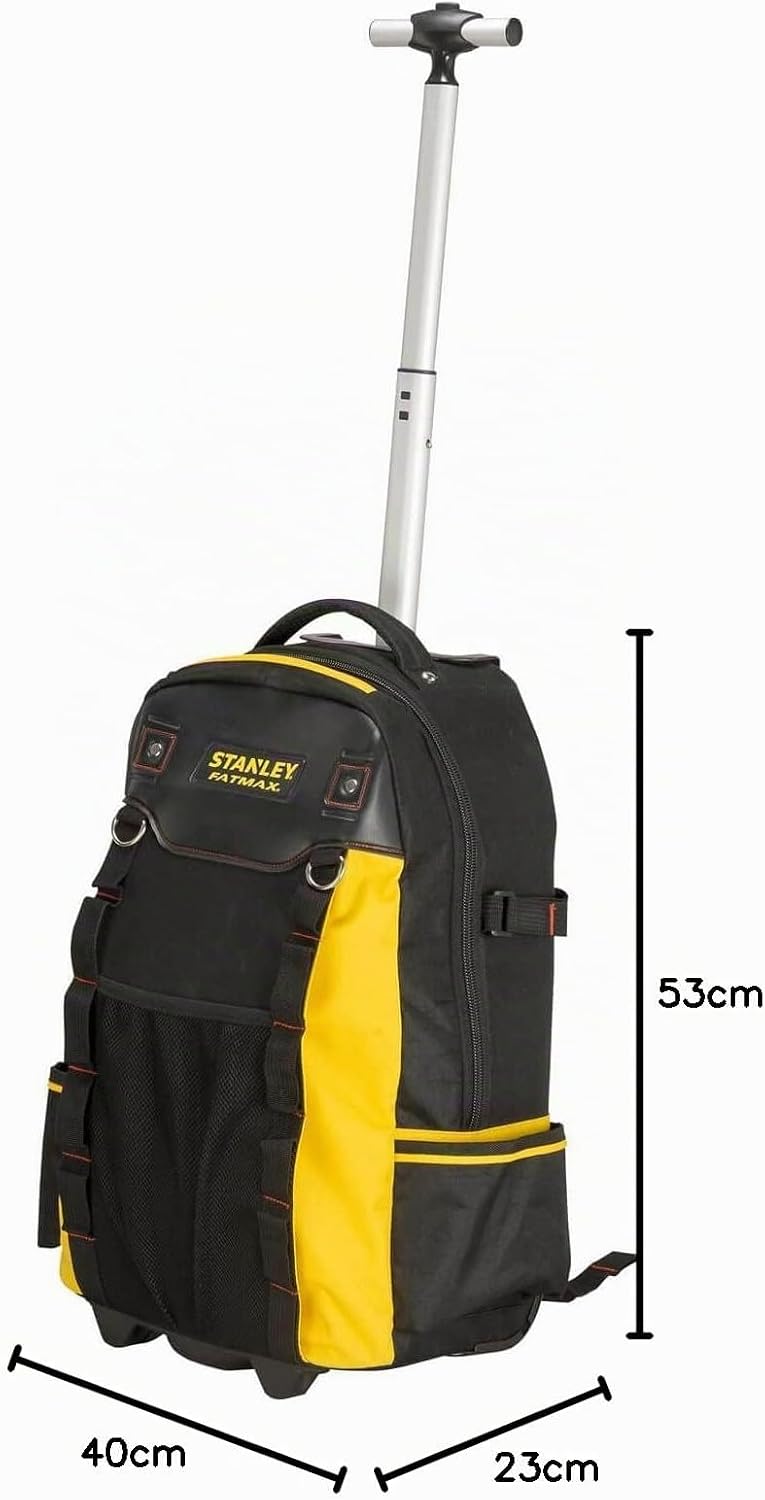 Stanley FatMax 1-79-215 Werkzeugrucksack, wasserdichter Kunststoffboden, atmungsaktive Polsterung, s