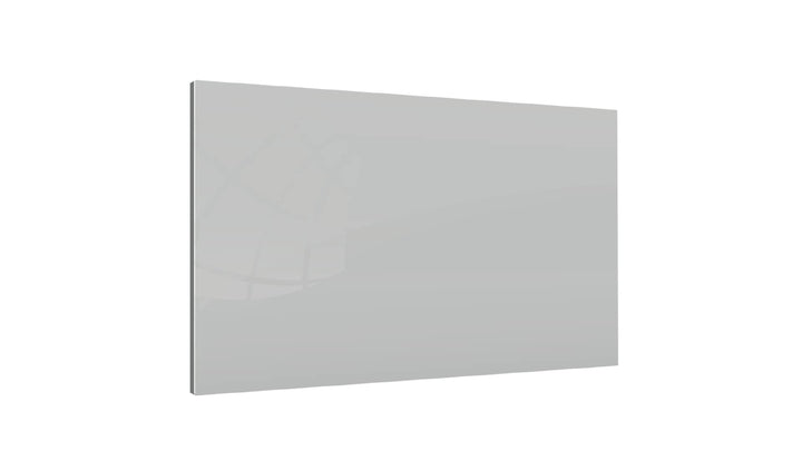ALLboards Glasboard Magnetisch Grau 60x40cm, Rahmenlos, Glastafel, Magnettafel, Gehärtetes Glas, Gra