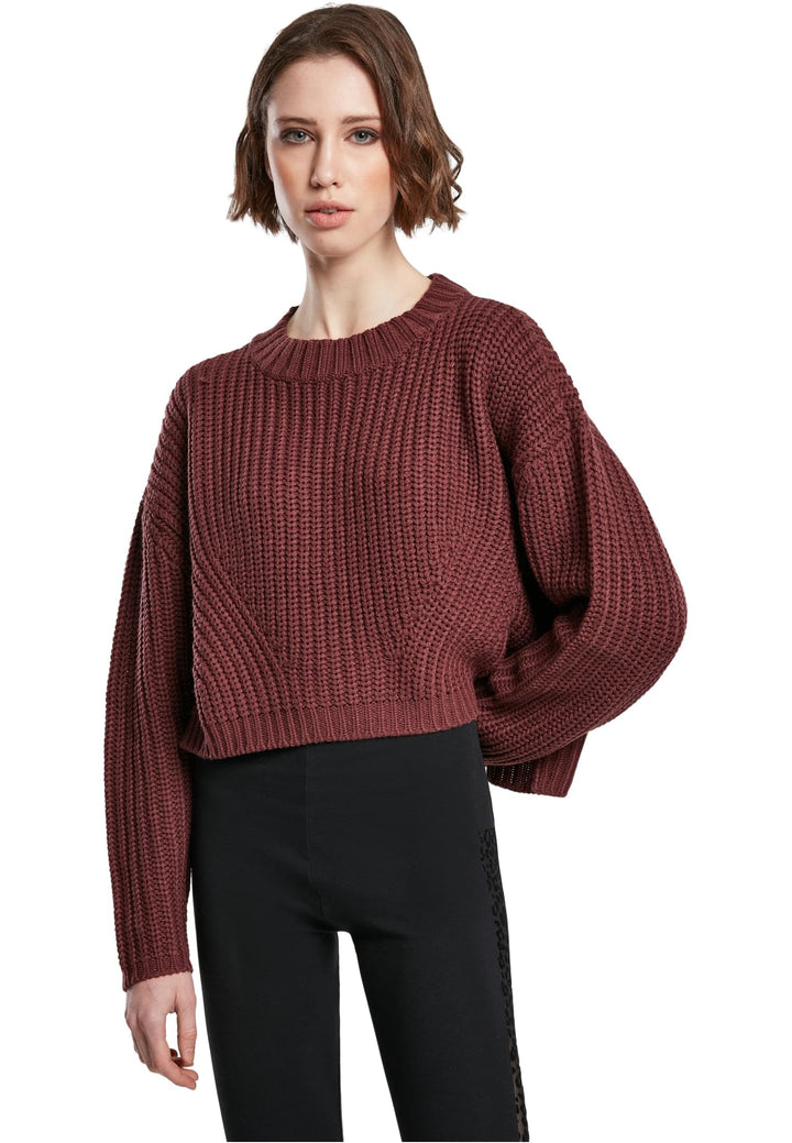 Urban Classics Damen Sweatshirt Ladies Wide Oversize Sweater Pullover für Frauen, in über 10 Farben