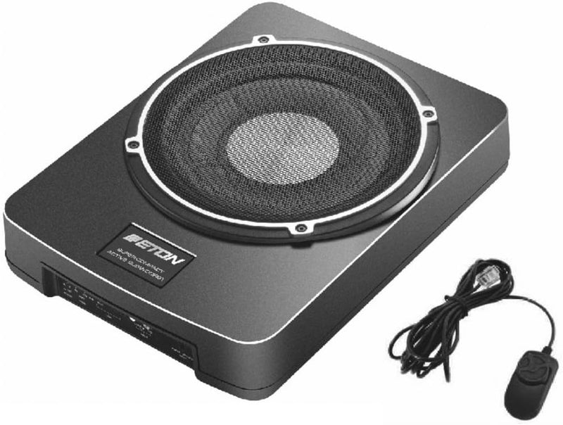 Eton USB 10 Aktivwoofer unter dem Sitz