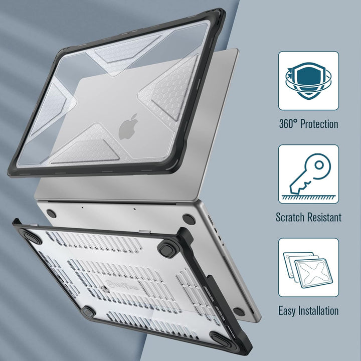 Fintie Hülle Kompatibel mit MacBook Pro 16" (2023-2021 Freisetzung) A2991 A2780 A2485 M3 M2 M1 Pro/M