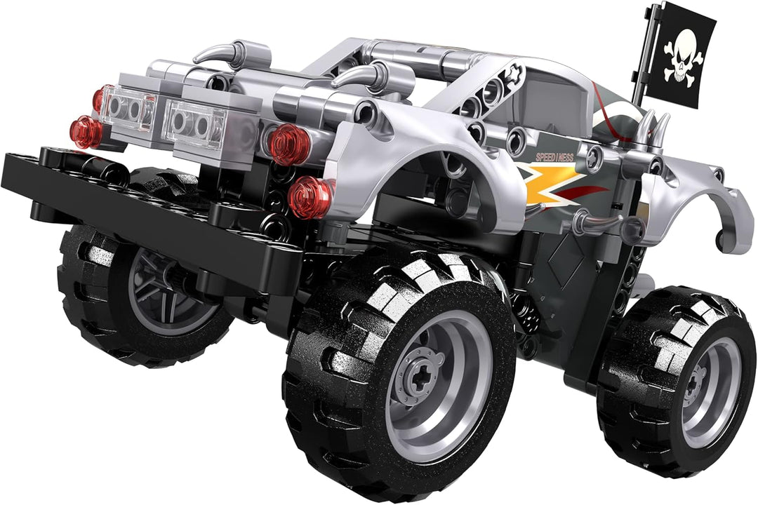 OPEN BRICKS - Monster Truck Silver OB-WS0908 STK, STK