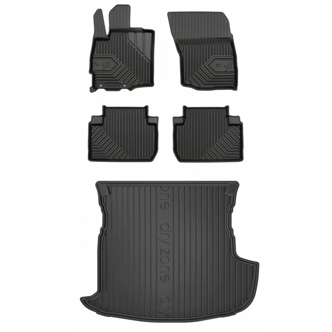 Satz Fussmatten und Gummimatte für Mitsubishi Outlander III ab 2012