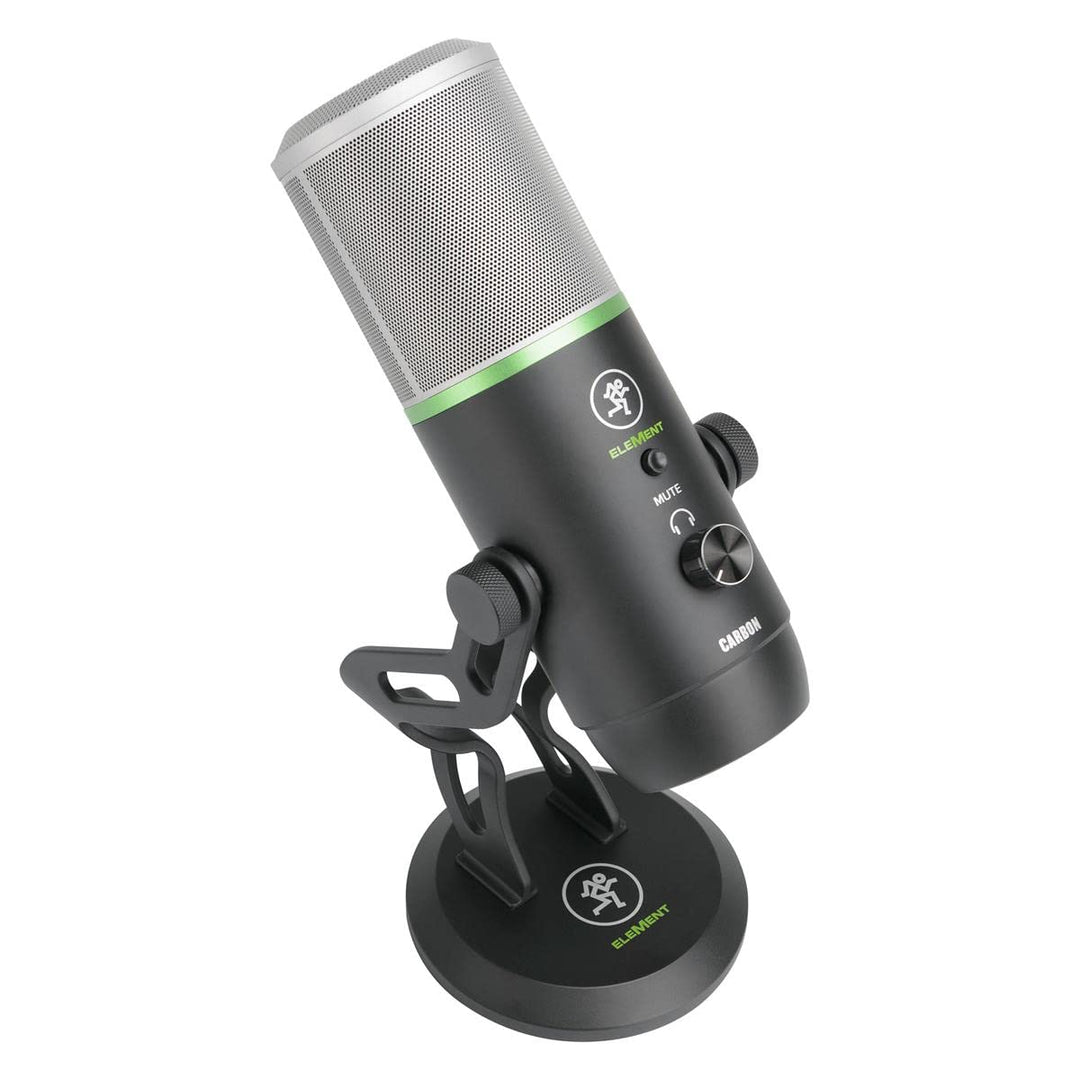 Mackie CARBON USB-Studiomikrofon Standfuss, inkl. Kabel, Metallgehaeuse