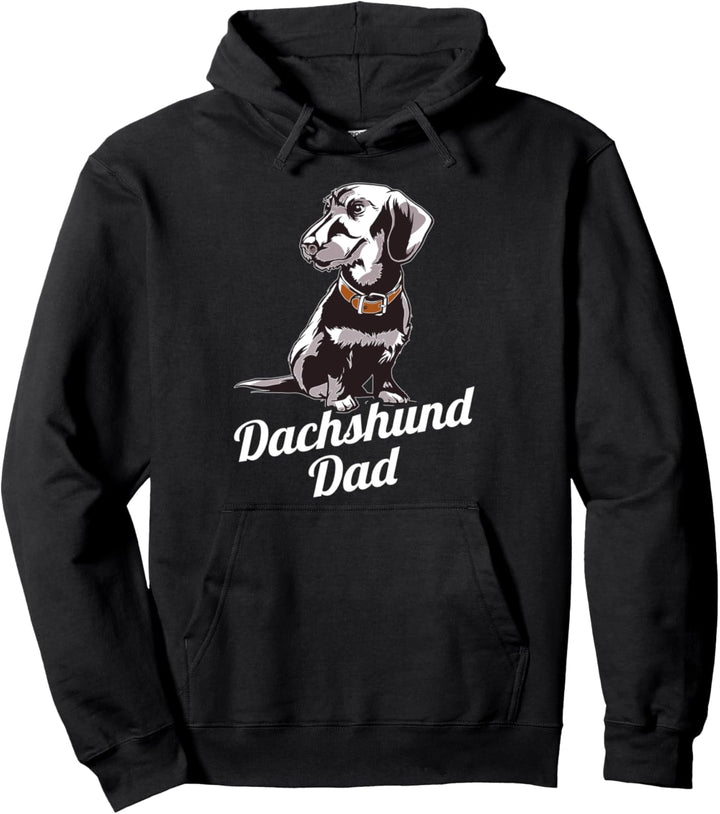 Dackel Hund, Dachshund Dad Pullover Hoodie