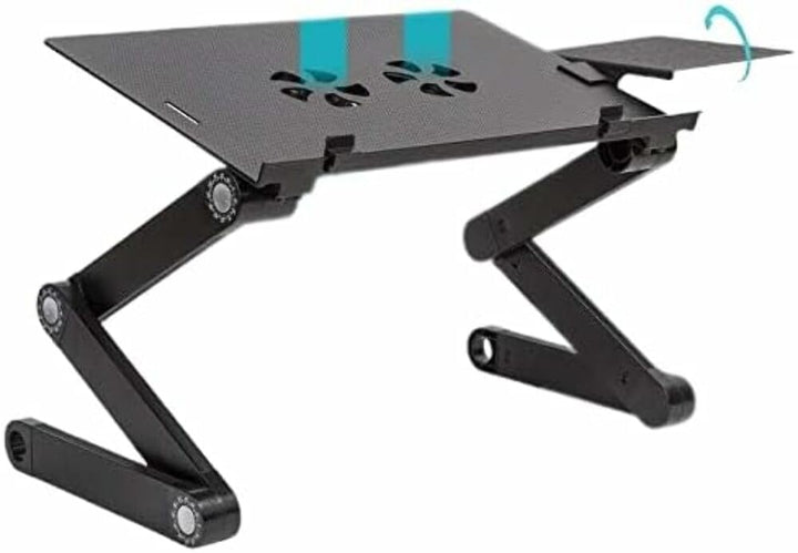 WonderWorker Einstein Laptopständer Klappbar, Laptoptisch Höhenverstellbar, Laptop Ständer für Bett,