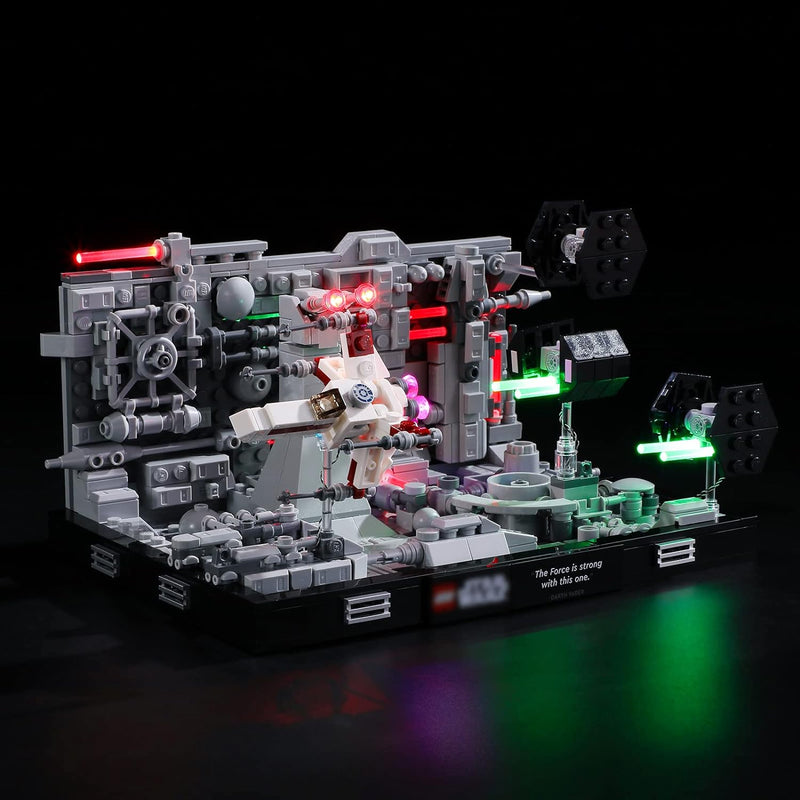 BRIKSMAX 75329 Led Beleuchtungsset für Lego Death Star Trench Run Diorama - Compatible with Lego Sta