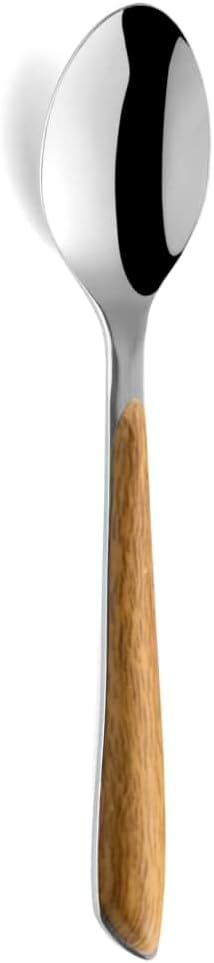 AMEFA ECLAT NATURE Besteck Set 4 Personen (Holzoptik/braun) 16-teilig mit feiner Maserung Edelstahl