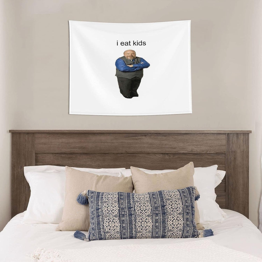 LWIEF Wealth Bertram Eats Kids Wandteppich, Wandbehang, natürliche Landschaft, Schlafzimmer, Wohnzim