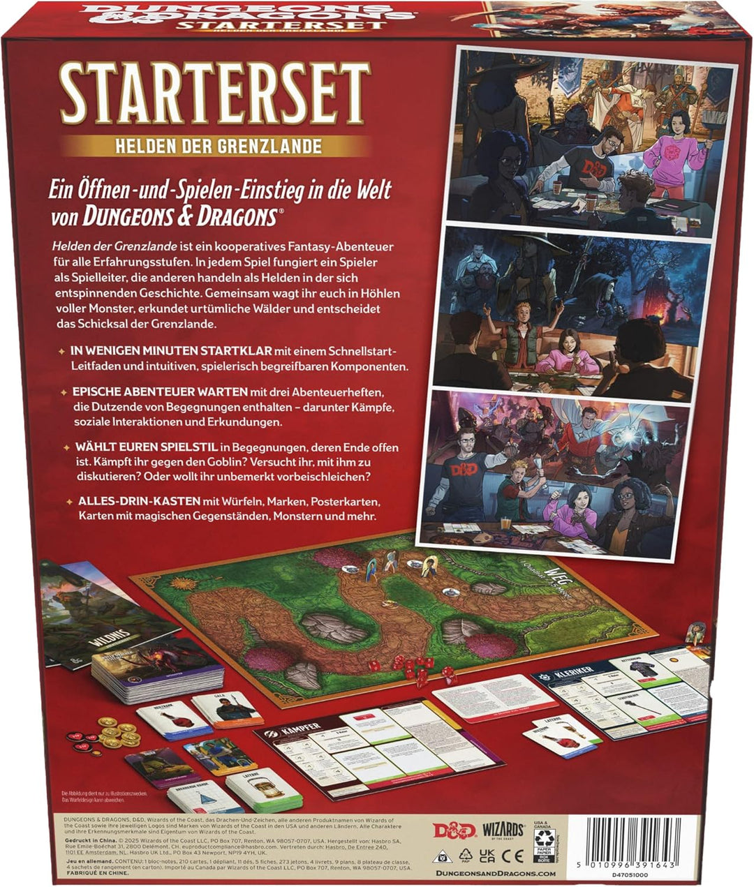 Dungeons & Dragons Starter Set: Helden der Grenzlande | D&D Fantasy-Abenteuerspiel für 3–5 Spieler (