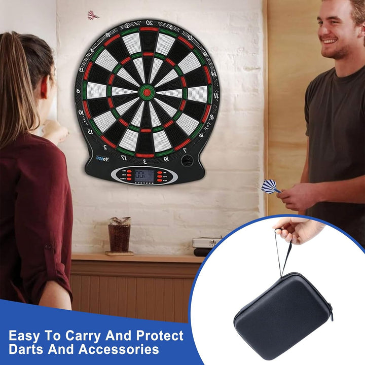 Dart Tasche, Dart Case Bietet Platz für 12 Darts und Besteht Aus Hartem Eva Dartpfeile mit Reissvers