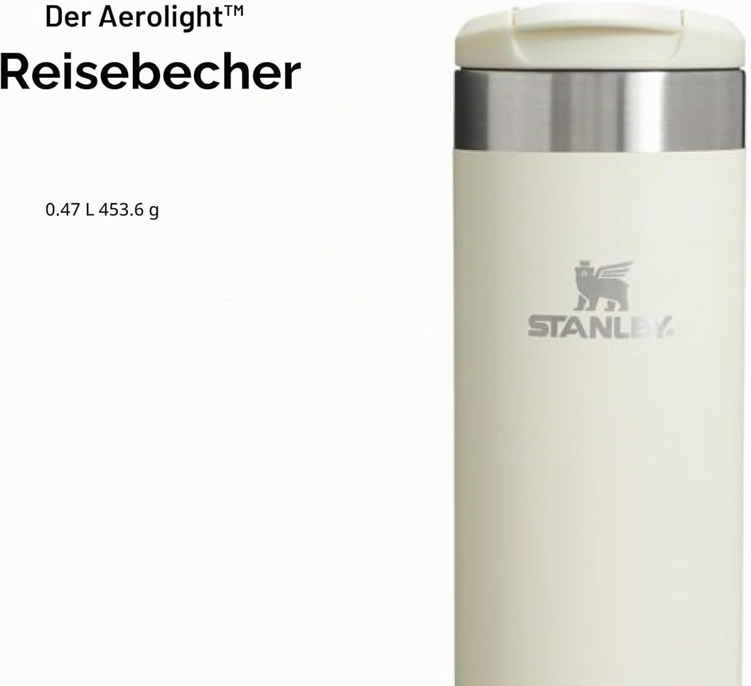 STANLEY 1913 Aerolight Transit Thermobecher 0.47L - Hält 6 Stunden Heiss - Spülmaschinenfest - Kaffe