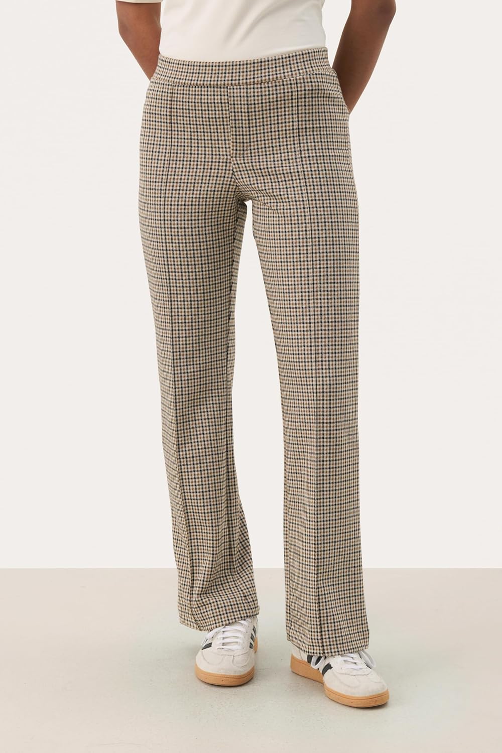 PART TWO Jerseyhose PontasPW 36 Toasted Coconut Check, 36 Toasted Coconut Check