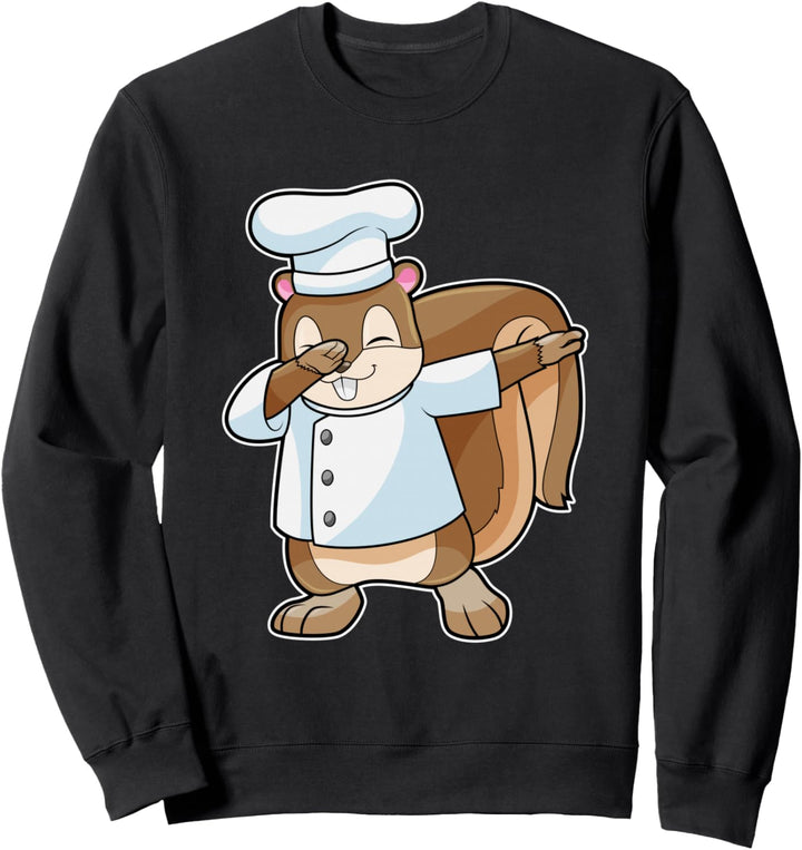 Eichhörnchen Koch Hip Hop Tanz Dab Sweatshirt