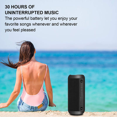 Bluetooth Lautsprecher, Upgraded Portabler Lautsprecher 30W, Musikbox Bluetooth Box, mit 360° HD Ste