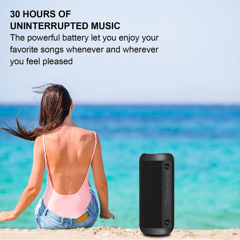 Bluetooth Lautsprecher, Upgraded Portabler Lautsprecher 30W, Musikbox Bluetooth Box, mit 360° HD Ste