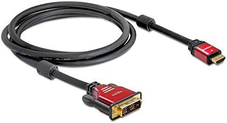 HDMI an DVI Kabel 1,8m Stecker / Stecker, Delock® [84342]