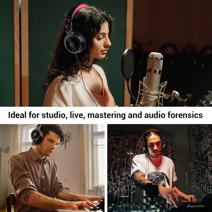 OneOdio Kopfhörer, ohne Adapter, geschlossene Rückseite, DJ-Stereo-Monitor, professioneller Studio-M